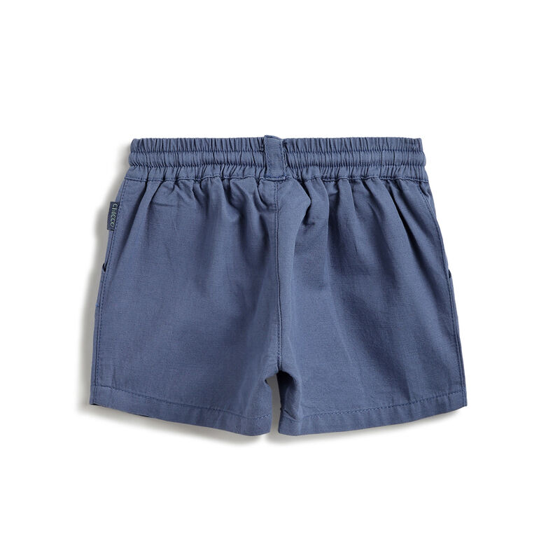 Boys Medium Light Blue Solid Shorts image number 1